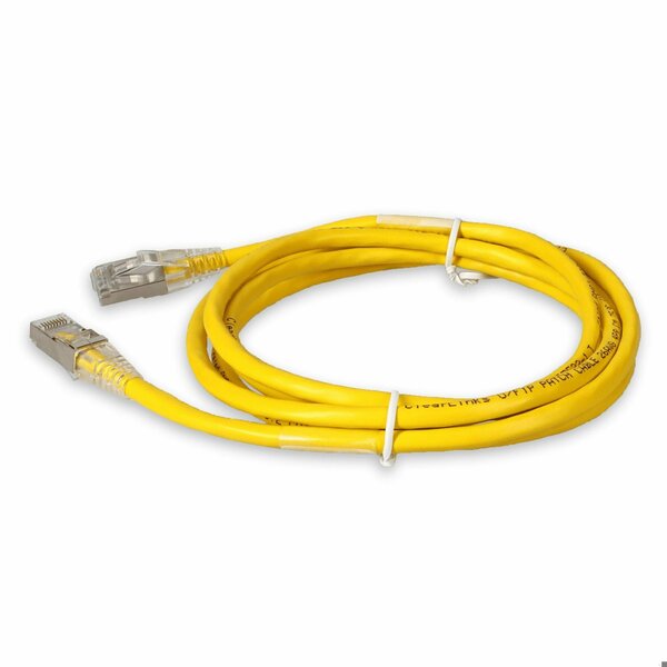 Add-On 10FT RJ-45 MALE TO RJ-45 MALE SHIELDED STRAIGHT YELLOW CAT6A STP PVC COPPER ADD-10FCAT6AS-YW